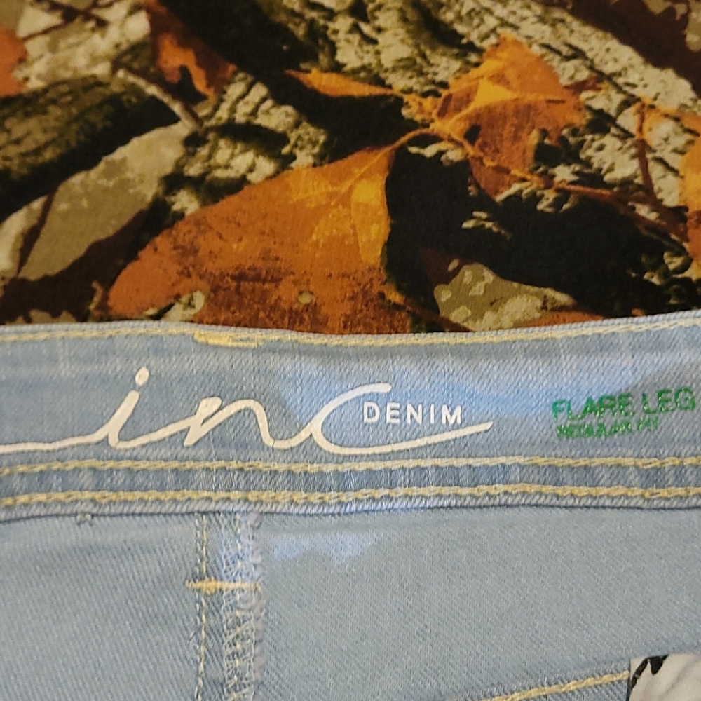 Worn once size 8 denim flare regular fit jeans